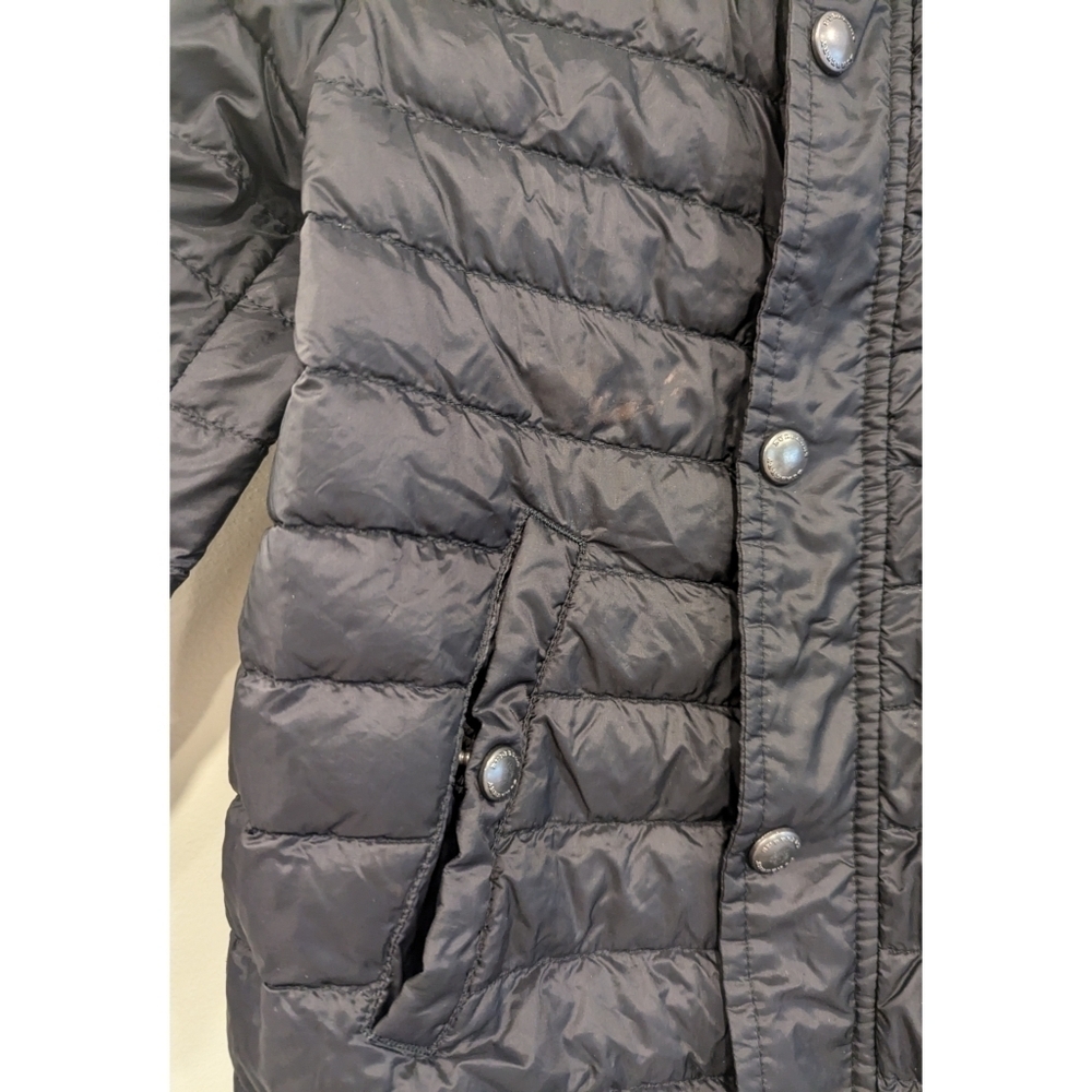 Burberry Children Black Quilted Puffy Duck Down Jacket Size 8 - Picture 6 of 15